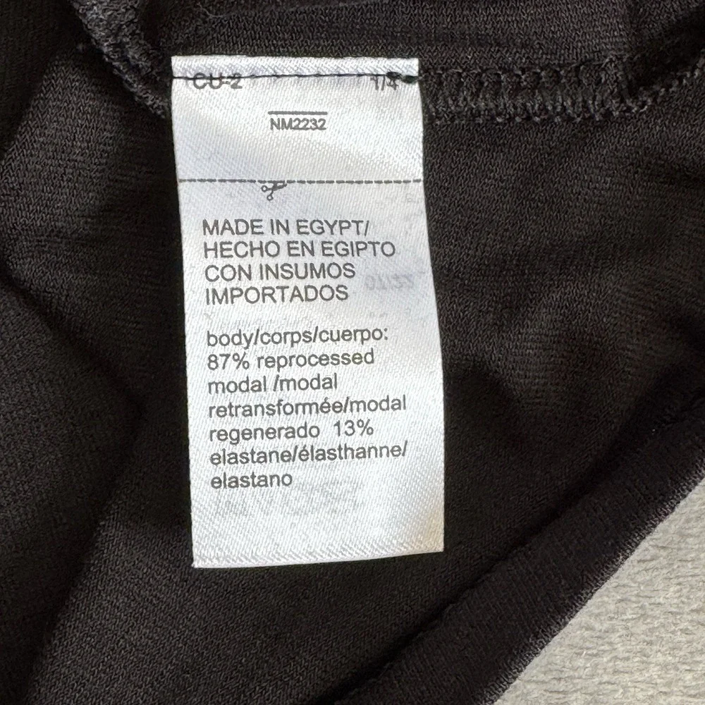 Calvin Klein Men's M Ultra Soft Modern Sleep Shirt Black Crew Neck Modal Blend